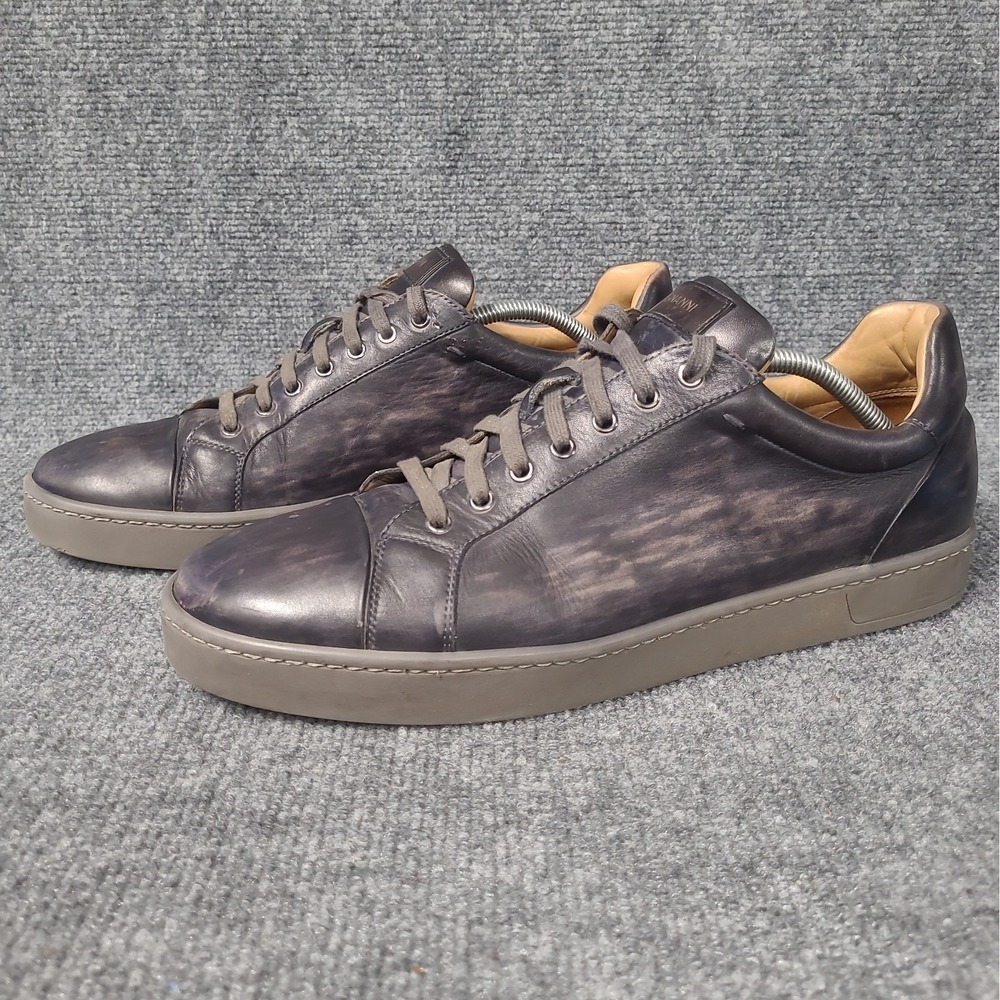 Magnanni Caitin Lo II Gray Fashion Sneakers Men's Size 13 US 21409